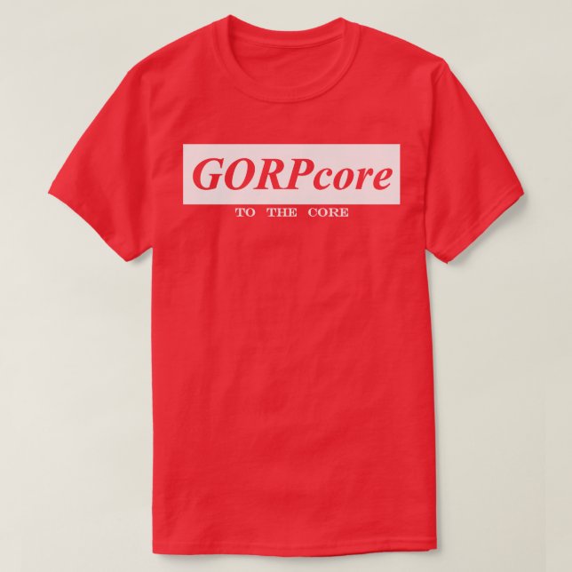 Camiseta gorpcore al grupo central (Diseño del anverso)