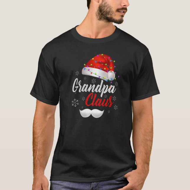 Camiseta Gorra Abuelo Santa Claus Familia Nieve Ligera Sant (Anverso)