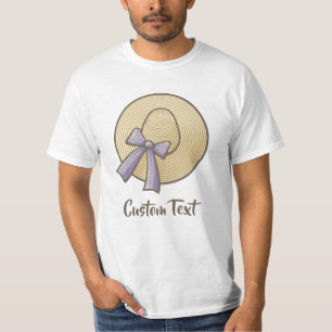 Camiseta Gorra Beige de gran formato