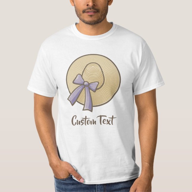Camiseta Gorra Beige de gran formato (Anverso)