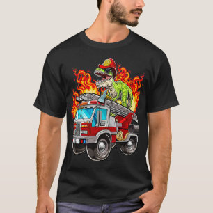 Camiseta Gorra bombero y bombero de los dinosaurios de Fire