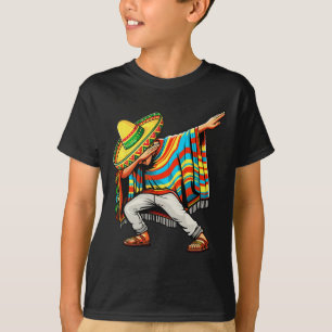 Camiseta Gorra Cinco De Mayo Dabbing Mexicano Poncho Sombre