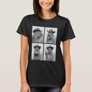 Camiseta Gorra Cool de Carpincho Selfie Vaquero Carpincho P