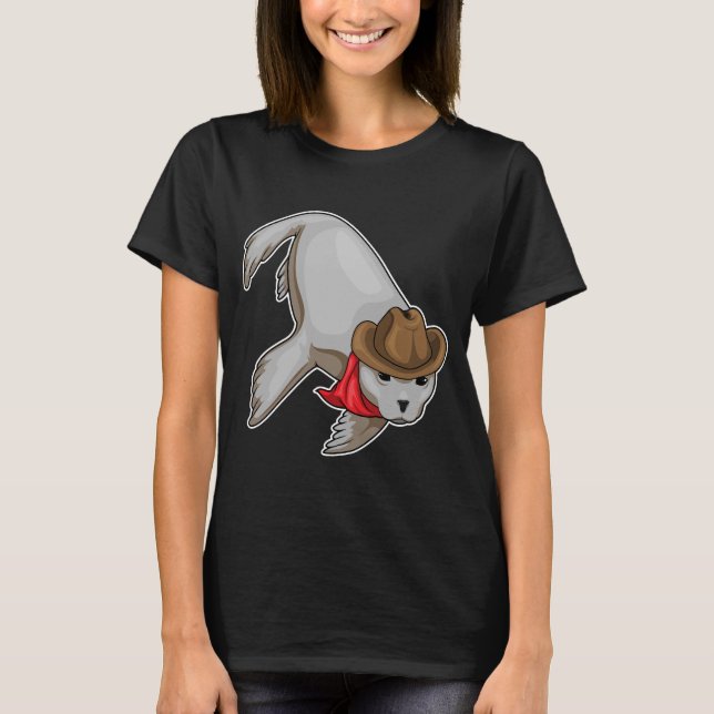 Camiseta Gorra Cowboy Cowboy Seal (Anverso)