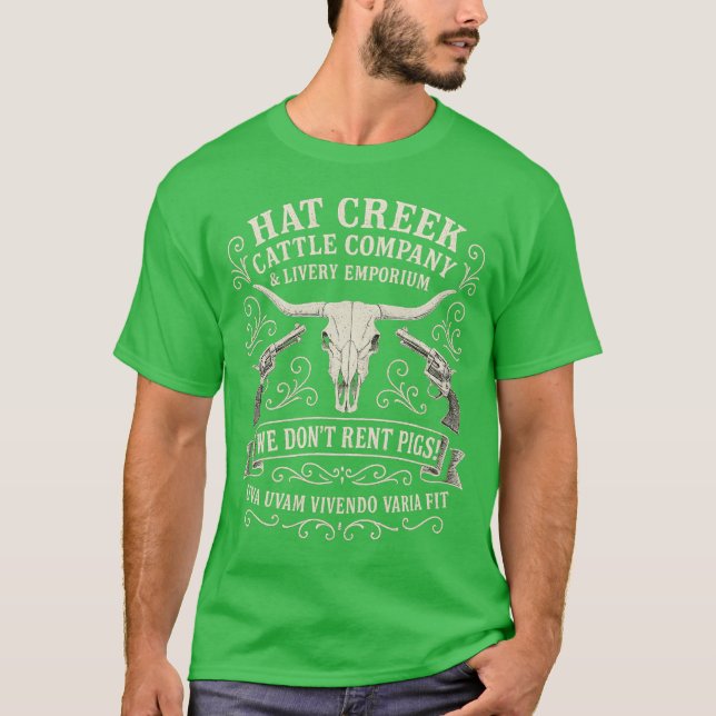 CAMISETA GORRA CREEK CATTLE COMPANY & LIVERY EMPORIUM (Anverso)