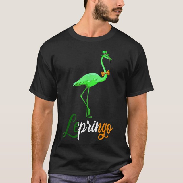 Camiseta Gorra Cute Flamingo Lepringo Con Sta Patrones Da (Anverso)