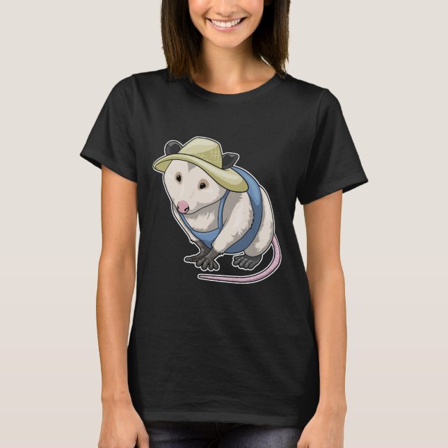 Camiseta Gorra de agricultores de Opossum (Anverso)