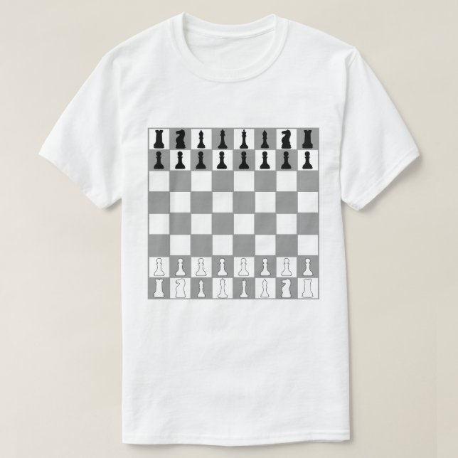 Camiseta Gorra de ajedrez (Diseño del anverso)