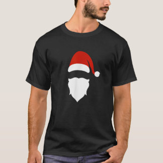 Camiseta Gorra de barba de Santa Claus Navidades feos camis