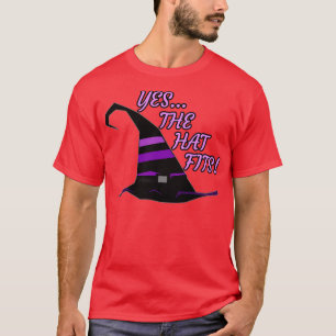 Camiseta Gorra de bruja para la verdadera Bruja SÍ
