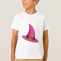 Gorra de bruja rosa