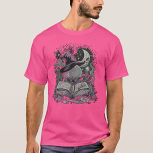 Camiseta Gorra de brujas místico y arte de brujería Crystal