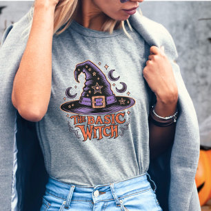 Camiseta Gorra de brujas retro Vintage Halloween Vstume muj