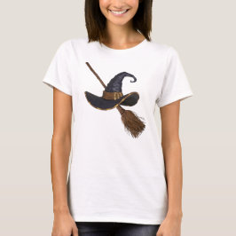 Camiseta Gorra de Brujas y Broomstick