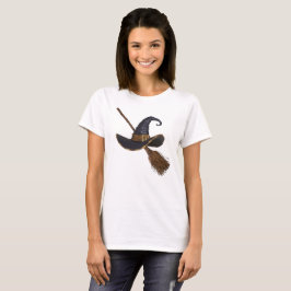 Camiseta Gorra de Brujas y Broomstick