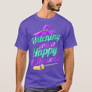 Camiseta Gorra De Brujas Y Escoba Deseosa De Tenerte Un Fel