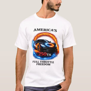 Camiseta Gorra de camionero America 250 Full Throttle Freed