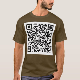 Camiseta Gorra de código QR de Rick Roll