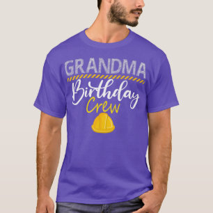 Camiseta Gorra de Construcción de la Tripulación de Cumplea