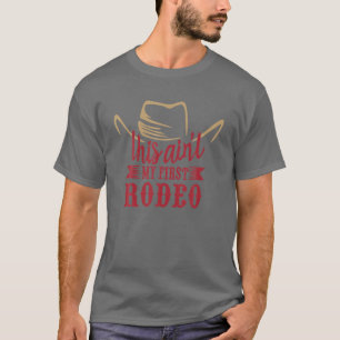 Camiseta Gorra de cowboy este no es mi primer conteo occide
