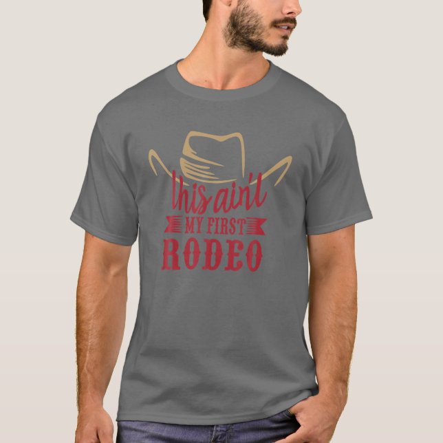 Camiseta Gorra de cowboy este no es mi primer conteo occide (Anverso)