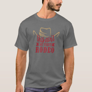 Camiseta Gorra de cowboy este no es mi primer conteo occide