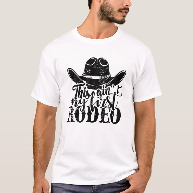 Camiseta Gorra de cowboy este no es mi primer conteo occide (Anverso)