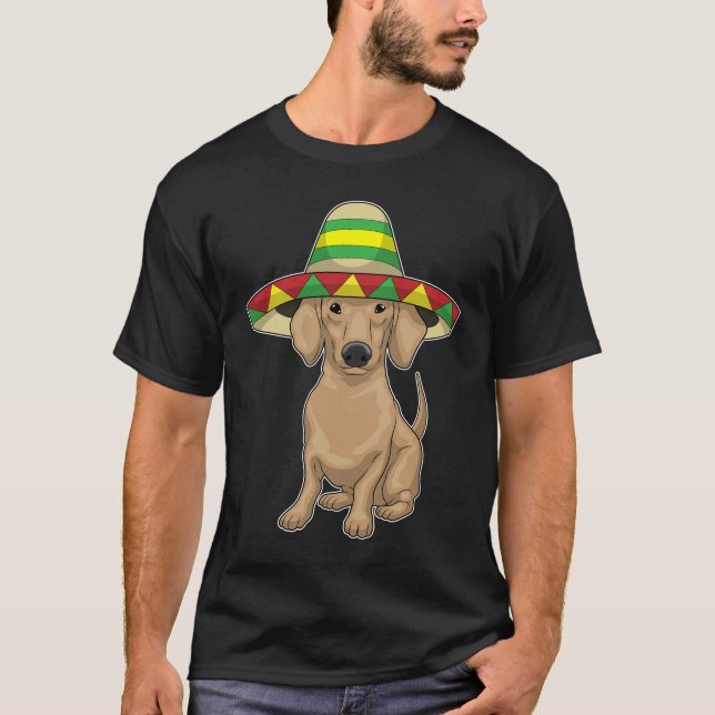 Camiseta Gorra de Dachshund (Anverso)