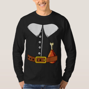 Camiseta Gorra de disfraces de peregrino Día de Acción de G