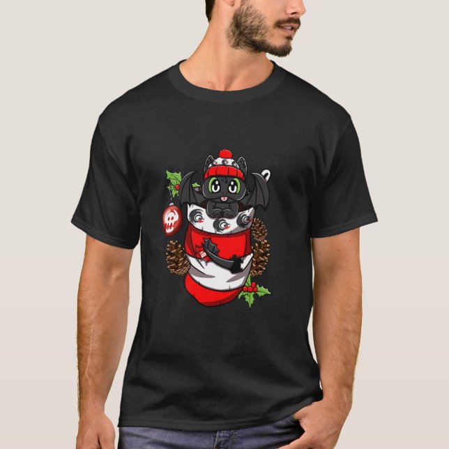 Camiseta Gorra de dragón inofensivo Santa Navidades zarpa M (Anverso)