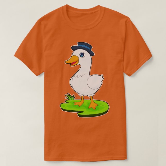 Camiseta Gorra de Duck Gentleman (Diseño del anverso)