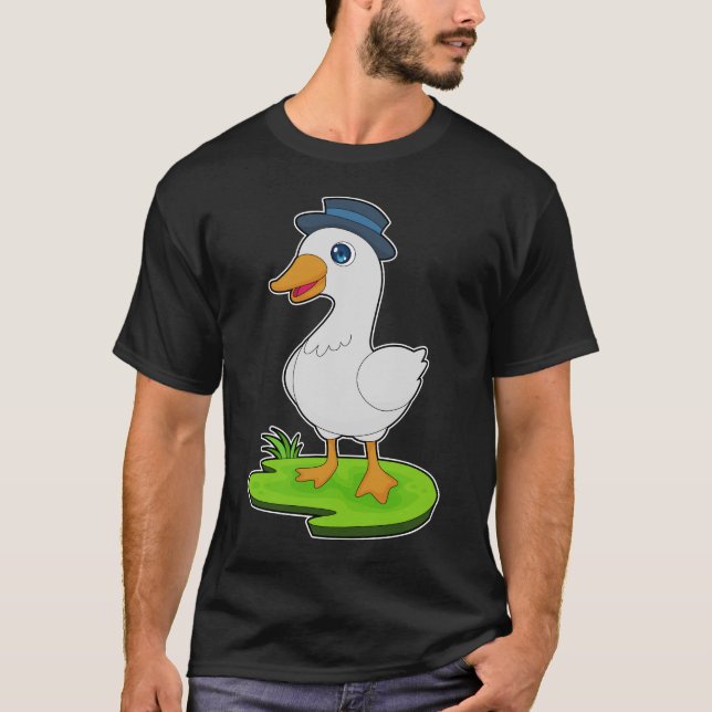 Camiseta Gorra de Duck Gentleman (Anverso)