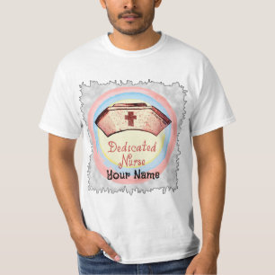 Camiseta gorra de enfermera dedicada