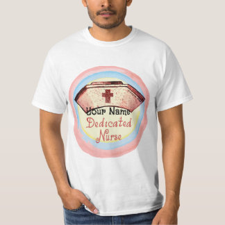 Camiseta gorra de enfermera dedicada