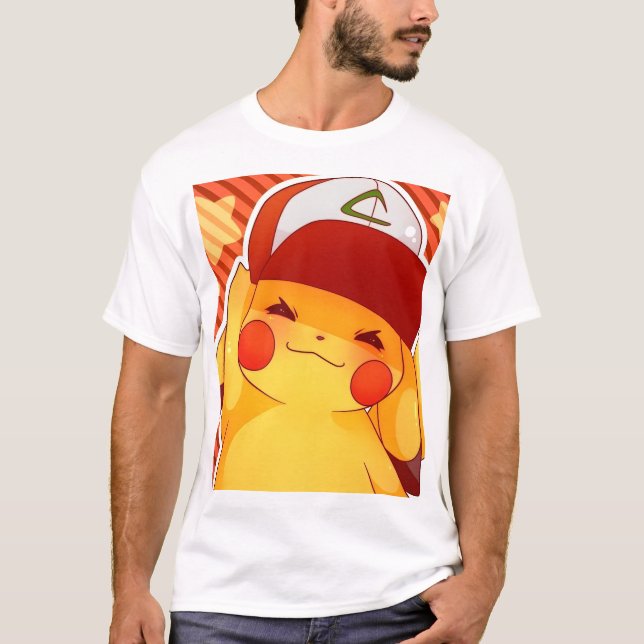 Camiseta Gorra de entrenador de Pikachu  (Anverso)