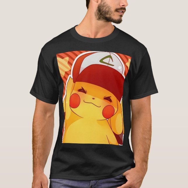 Camiseta Gorra de entrenador de Pikachu  (Anverso)
