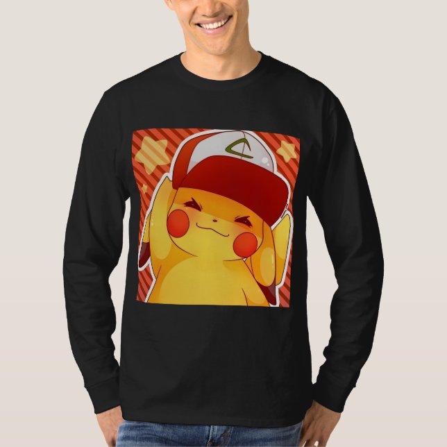 Camiseta Gorra de entrenador de Pikachu  (Anverso)