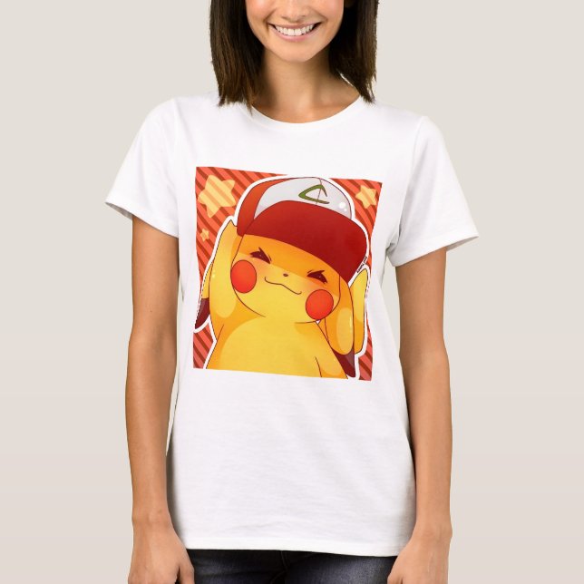 Camiseta Gorra de entrenador de Pikachu (Anverso)