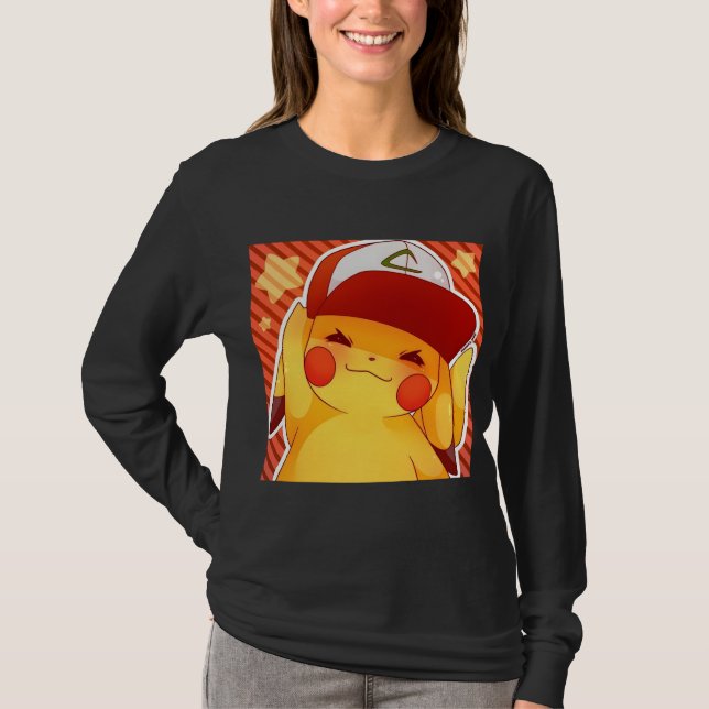 Camiseta Gorra de entrenador de Pikachu (Anverso)