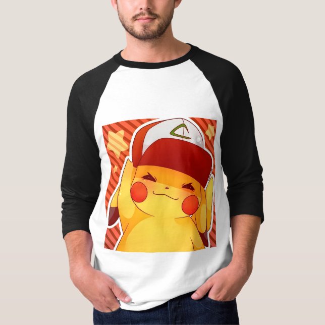 Camiseta Gorra de entrenador de Pikachu (Anverso)