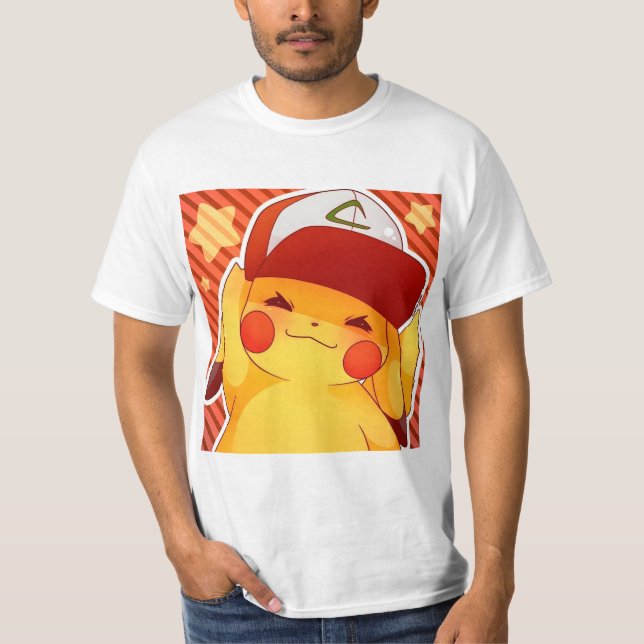Camiseta Gorra de entrenador de Pikachu  (Anverso)