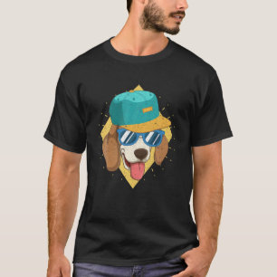 Camiseta Gorra de gafas de sol divertida Perro Perro Perro 