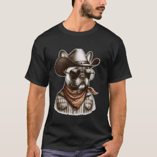 Camiseta Gorra de gafas de sol para amante de Bulldog Franc