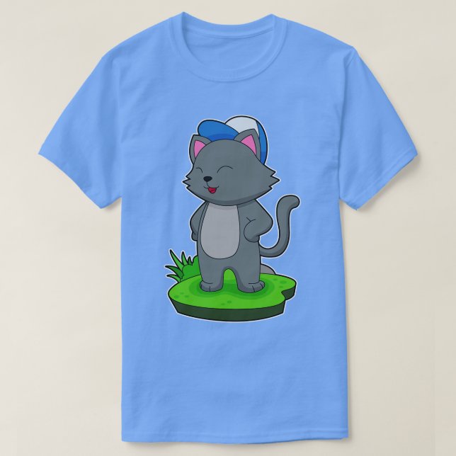 Camiseta Gorra de gato (Diseño del anverso)