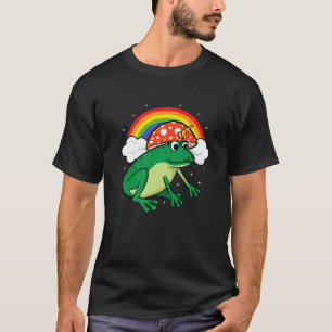 Camiseta Gorra de hongos de unicornio estético de Cottageco