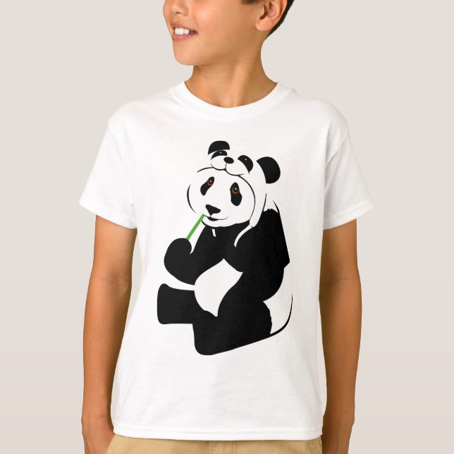 Camiseta Gorra de la panda (Anverso)