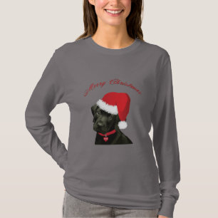 Camiseta Gorra de Labrador Santa de las Felices Navidad