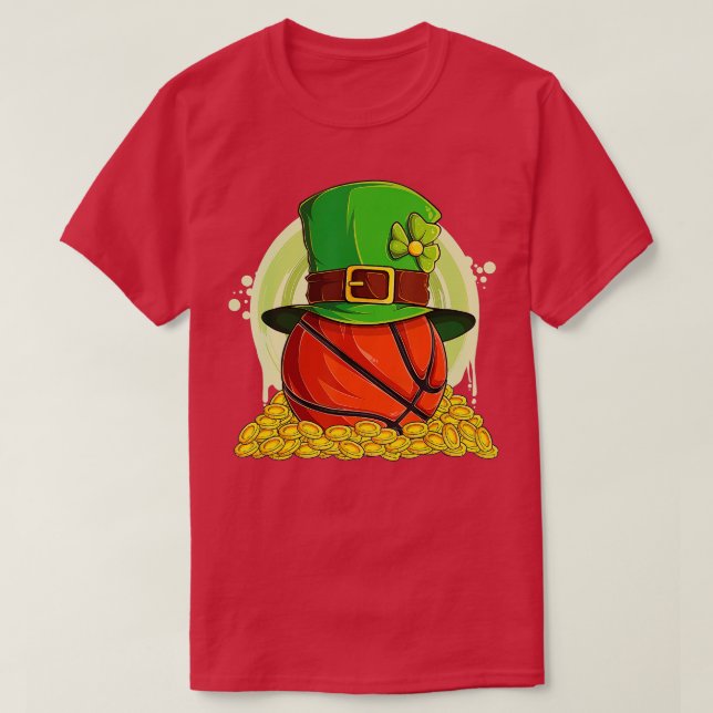 Camiseta Gorra de Leprechaun Pile Golden Coins (Diseño del anverso)