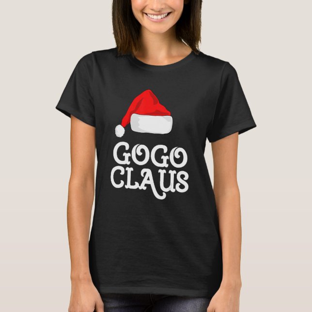 Camiseta Gorra de Navidades Gogo Claus Familia Pj Grupo de  (Anverso)