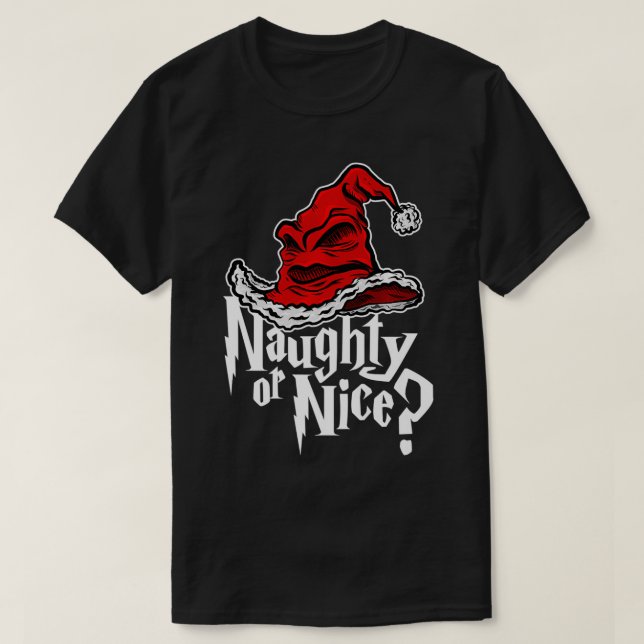 Camiseta Gorra de Navidades traviesos o bien seleccionados (Diseño del anverso)